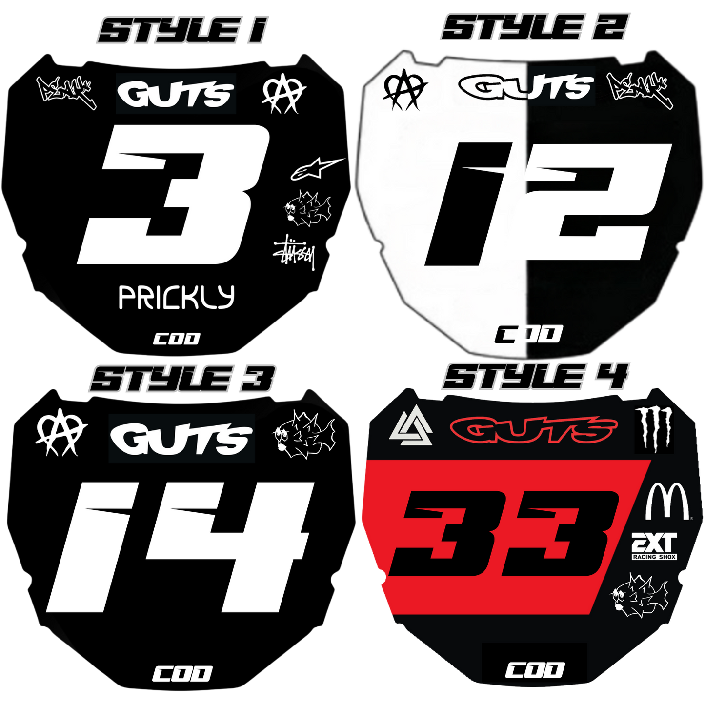 ODI Number Plate Decal