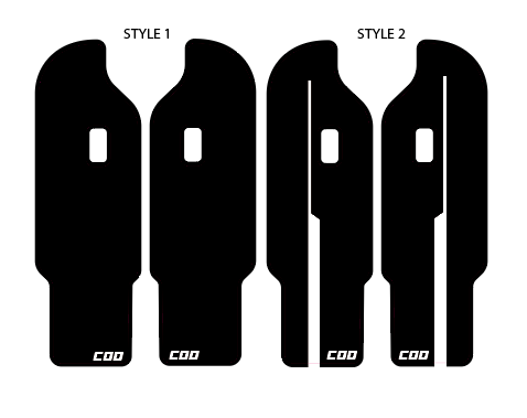 DNM Fork Guard Decals