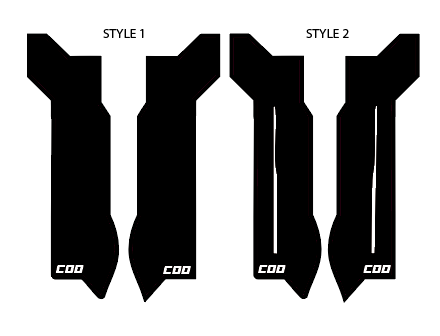 E-Ride Pro Fork Guard Decals