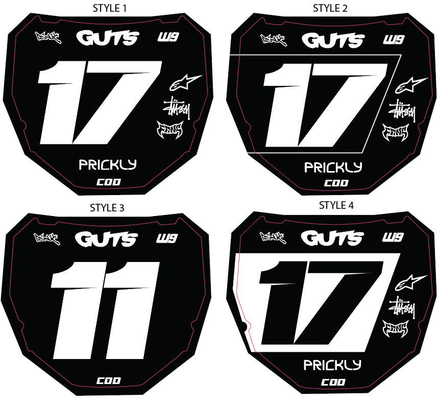 ODI Number Plate Decal