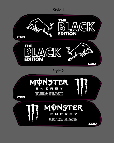 Ridstar Battery Decals Energy Edition