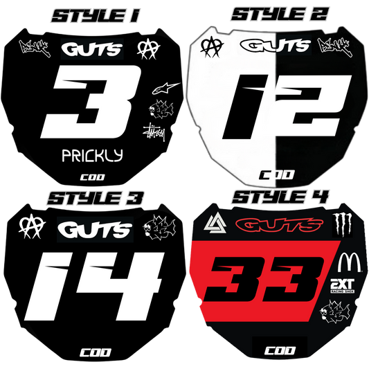 ODI Number Plate Decal