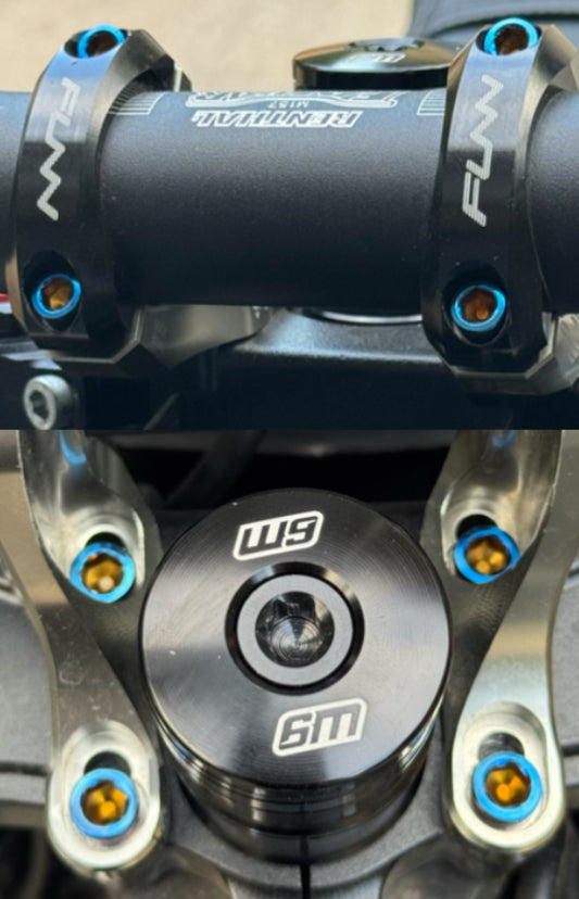 Full Direct Mount Titanium Bolts (8 Bolts)