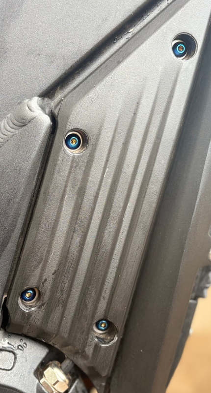 Titanium Talaria x3 side panel bolts