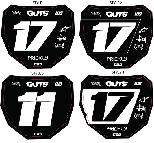 ODI Number Plate Decal