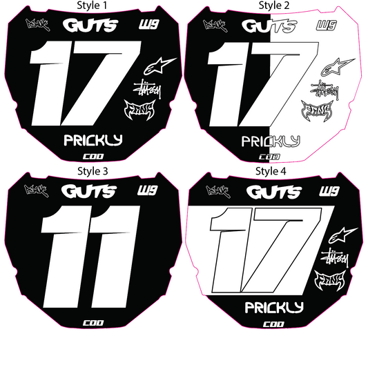 ODI Number Plate Decal